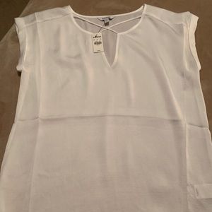 Express White Gramercy Tee in Large